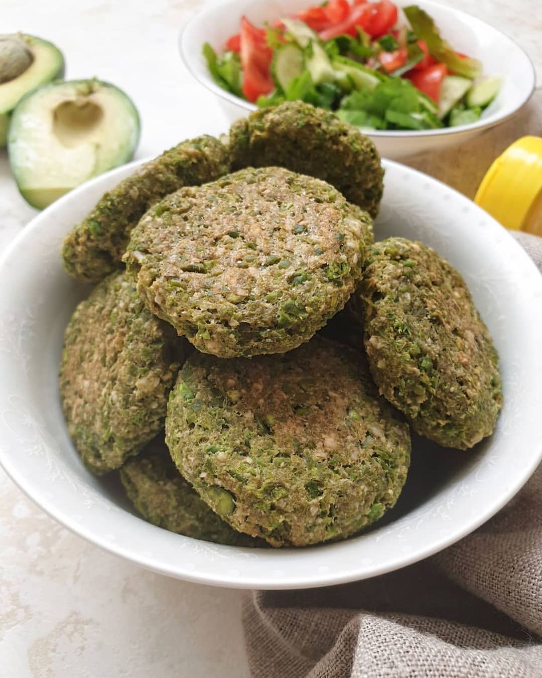 Фалафель из зеленого горошка